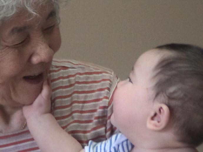 Meeting Her Great Grandson for the First Time when Anthony was seven months old -- http://regex.info/blog/