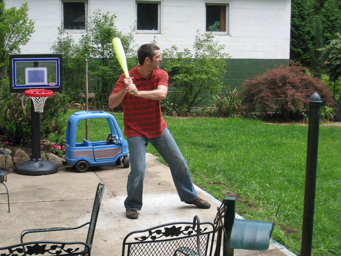 Me Master of the Whiffle Ball photo by Marci Kreta -- Rootstown, Ohio, USA -- Copyright 2009 Marci Marie Kreta