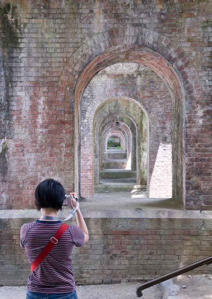 Under the Aqueduct -- Kyoto, Japan -- Copyright 2007 Jeffrey Eric Francis Friedl, http://regex.info/blog/