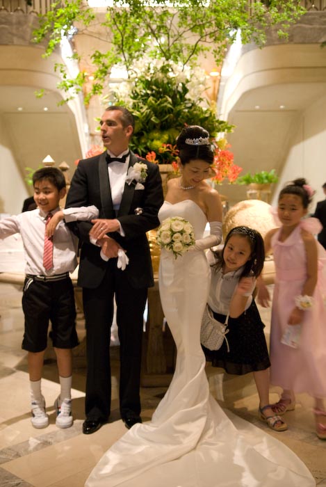 a wedding is often Orchestrated Chaos -- Yokohama, Kanagawa, Japan -- Copyright 2008 Jeffrey Eric Francis Friedl, http://regex.info/blog/