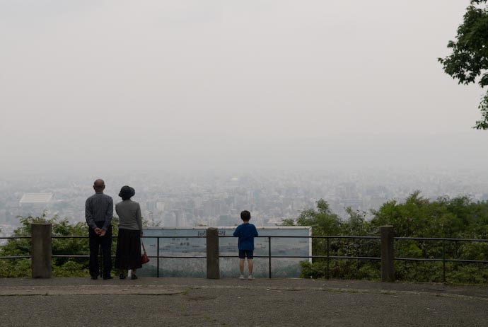 a really, really, really Hazy Day in Kyoto from the lookout at Shogunzuka -- Kyoto, Japan -- Copyright 2008 Jeffrey Eric Francis Friedl, http://regex.info/blog/