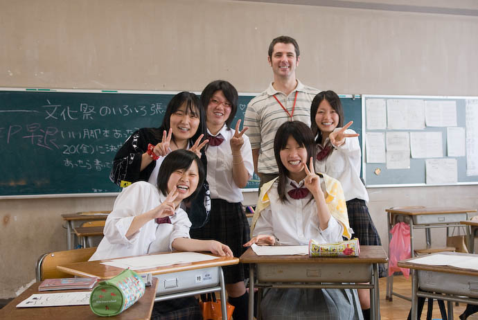 My Visit to a Japanese High School Photo by Toku Ninomiya -- Uji, Kyoto, Japan -- Copyright 2008 Jeffrey Eric Francis Friedl, http://regex.info/blog/