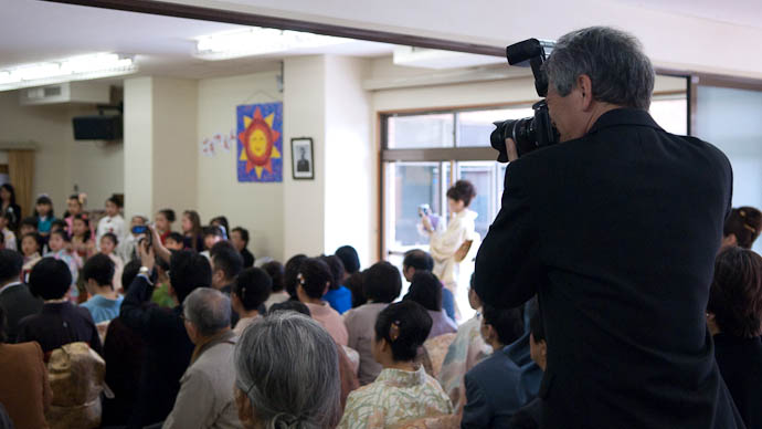 Pro Shooting from the Back he comes to every major event, from his office a couple of hours away -- Kyoto, Japan -- http://regex.info/blog/