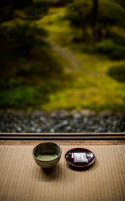 desktop background image of green tea and sweets, in the garden-viewing room of the Housen-in Temple (宝泉院), Kyoto Japan  --  Housen-in Temple (宝泉院)  --  Copyright 2012 Jeffrey Friedl, http://regex.info/blog/  --  This photo is licensed to the public under the Creative Commons Attribution-NonCommercial 3.0 Unported License http://creativecommons.org/licenses/by-nc/3.0/ (non-commercial use is freely allowed if proper attribution is given, including a link back to this page on http://regex.info/ when used online)
