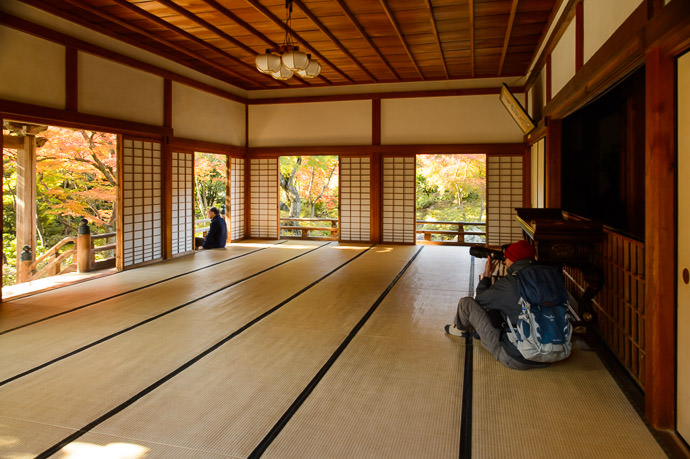 From a Respectful Distance -- Hokyo-in Temple (宝筐院) -- Kyoto, Japan -- Copyright 2013 Jeffrey Friedl, http://regex.info/blog/ -- This photo is licensed to the public under the Creative Commons Attribution-NonCommercial 3.0 Unported License http://creativecommons.org/licenses/by-nc/3.0/ (non-commercial use is freely allowed if proper attribution is given, including a link back to this page on http://regex.info/ when used online)