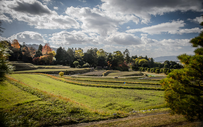 desktop background image of a field at the Shugakuin Imperial Villa (修学院離宮), Kyoto Japan -- Sundrenched Rice Paddies at the Shugakuin Imperial Villa (修学院離宮), Kyoto Japan -- Shugakuin Imperial Villa (修学院離宮) -- Copyright 2013 Jeffrey Friedl, http://regex.info/blog/ -- This photo is licensed to the public under the Creative Commons Attribution-NonCommercial 4.0 International License http://creativecommons.org/licenses/by-nc/4.0/ (non-commercial use is freely allowed if proper attribution is given, including a link back to this page on http://regex.info/ when used online)