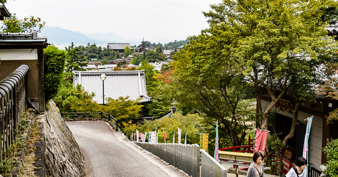 Looking Back -- Daishoin Temple (大聖院) -- Miyajima, Hiroshima, Japan -- Copyright 2014 Jeffrey Friedl, http://regex.info/blog/