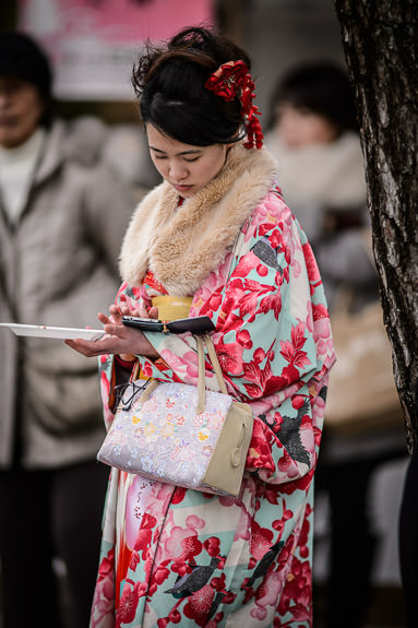 Top Half of the lady seen in &#8220; Juggling &#8221; on the earlier post -- Sanjusangendo Temple (三十三間堂) -- Kyoto , Kyoto, Japan -- Copyright 2015 Jeffrey Friedl, http://regex.info/blog/