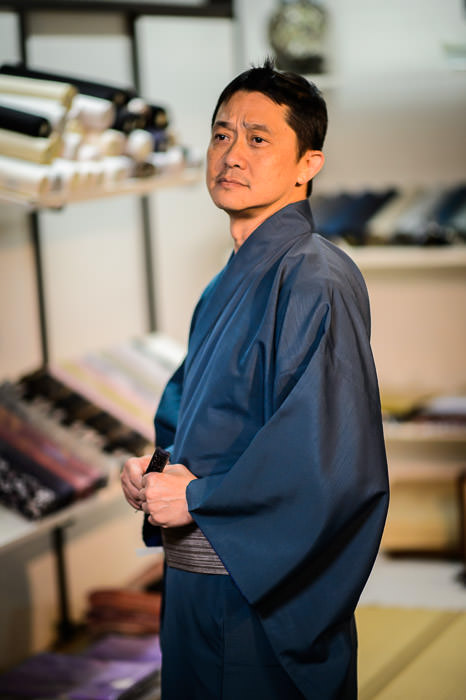 &#8220; Eric, Pretend You're a Tough -Guy Samurai &#8221; -- Kyoto, Japan -- Copyright 2015 Jeffrey Friedl, http://regex.info/blog/