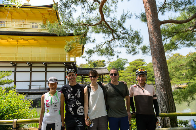Kumiko &middot; Joshua &middot; Sara &middot; Dino &middot; Manseki -- Kinkakuji (金閣寺) -- Kyoto, Japan -- Copyright 2015 Jeffrey Friedl, http://regex.info/blog/