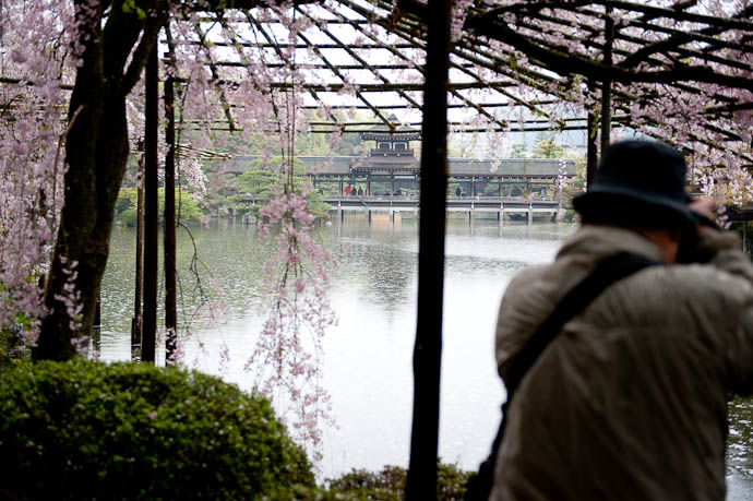 Common Photo-Op Spot -- Heian Shrine -- Kyoto, Japan -- Copyright 2009 Jeffrey Friedl, http://regex.info/blog/