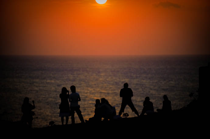 Sunset Over The East China Sea from Oganzaki, on Ishigaki Island, in the far southern reaches of Japan -- Oganzaki Lighthouse -- Ishigaki, Okinawa, Japan -- Copyright 2009 Jeffrey Friedl, http://regex.info/blog/