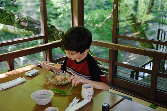 Anthony's Warabimochi -- Toganojaya Restaurant -- Kyoto, Japan -- Copyright 2009 Jeffrey Friedl, http://regex.info/blog/