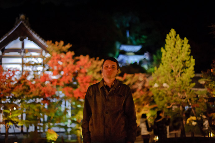 Sergey in Kyoto -- Eikando Temple (永観堂) -- Kyoto, Japan -- Copyright 2010 Jeffrey Friedl, http://regex.info/blog/