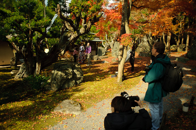 &#8220;Action!&#8221; or something like that -- Shouzan Gardens (しょうざん) -- Kyoto, Japan -- Copyright 2010 Jeffrey Friedl, http://regex.info/blog/