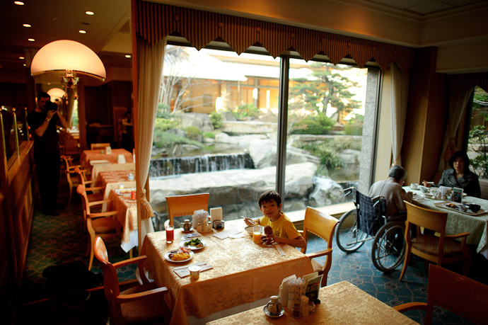 Breakfast for the Boys -- Imabari International Hotel -- Imabari, Ehime, Japan -- Copyright 2011 Jeffrey Friedl, http://regex.info/blog/