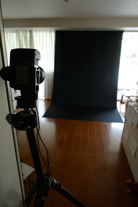 My “Studio” for the afternoon  --  Kyoto, Japan  --  Copyright 2012 Jeffrey Friedl, http://regex.info/blog/