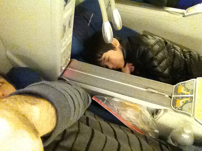 Out Cold via the iPhone front-facing camera -- Japan -- Copyright 2013 Jeffrey Friedl