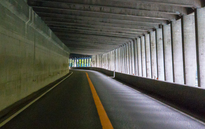 Lots of Avalanche-Protection Half Tunnels -- Hida, Gifu, Japan -- Copyright 2018 Jeffrey Friedl, http://regex.info/blog/