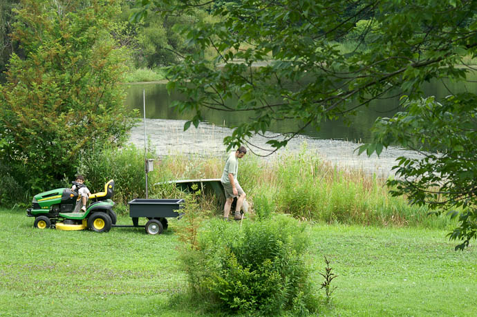 Pulling the Boat Out of the Weeds Photo by Marci Kreta -- Rootstown, Ohio, USA -- Copyright 2009 Marcina M. Kreta -- Marcina M. Kreta