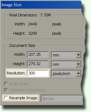 Photoshop's 'Image Size' dialog