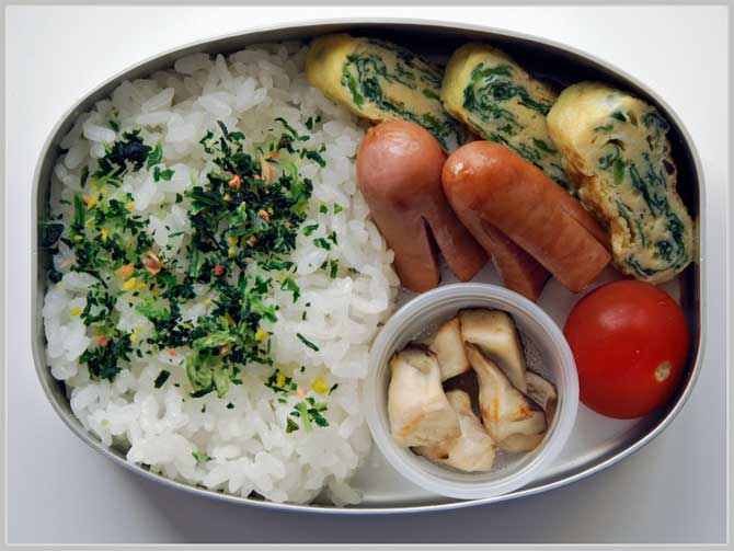 Japanese bento lunch for a three year old