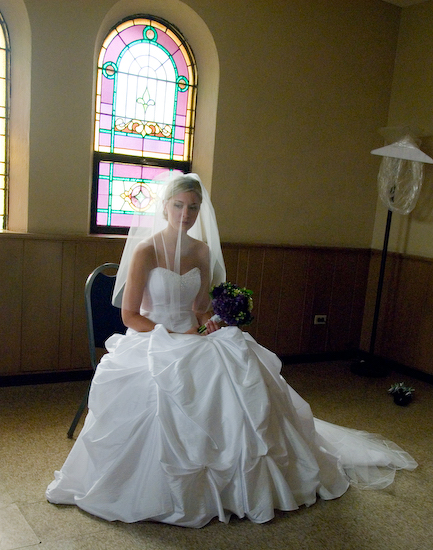 Natalie Raiti two years ago, moments before marrying my brother Alan