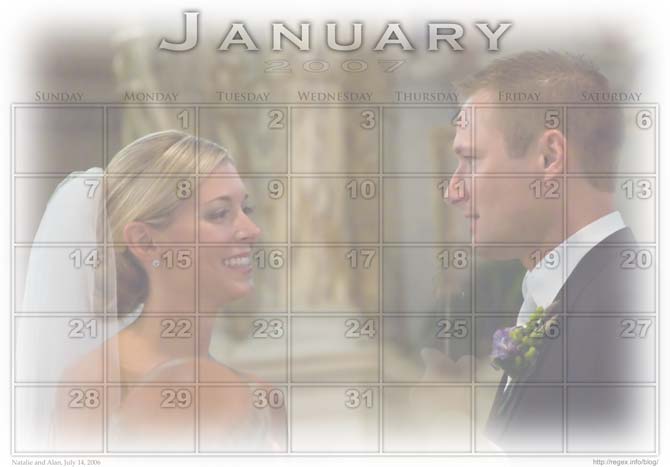 Photo-calendar created with Jeffrey's Photoshop Calendar-Building Script
(http://regex.info/blog/photo-tech/calendar/)