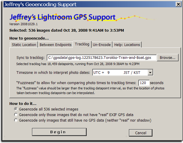 Jeffrey Friedl's Blog » Finally, Geoencoding in Lightroom! Announcing my GPS-Support Plugin .